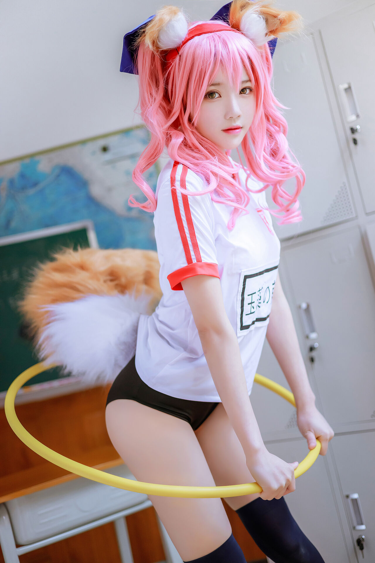 15 Cherry Neko Tamamo School 15