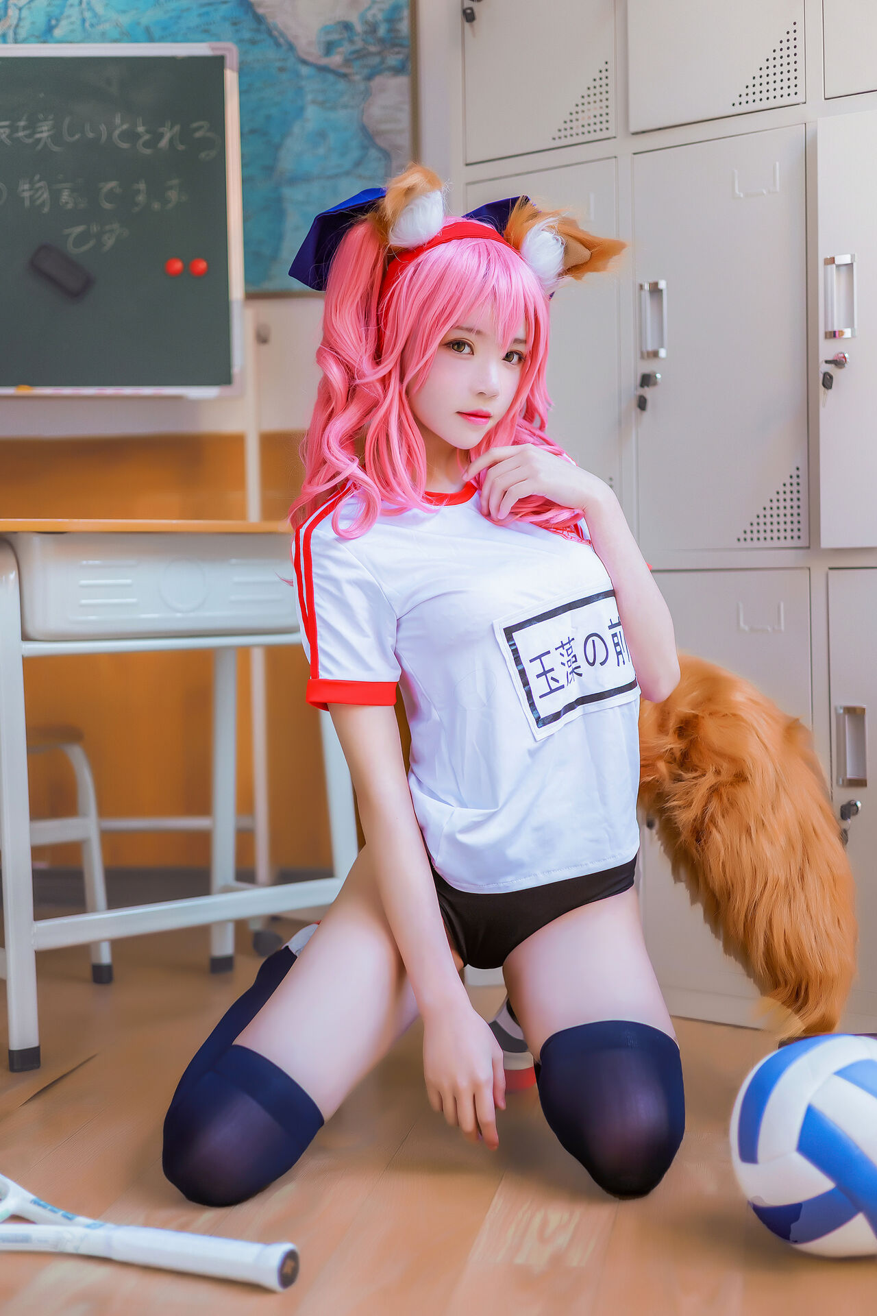 1 Cherry Neko Tamamo School 1